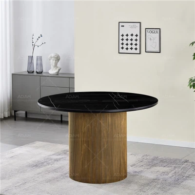 Черна керамична маса за хранене