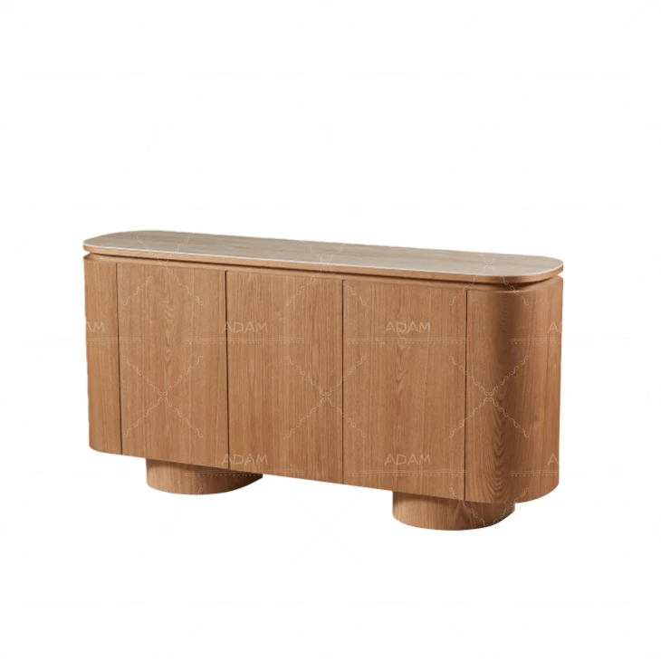 Madrid Ceramic Oak Veneer Cabinet